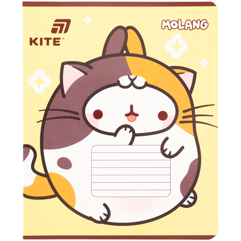 Тетрадь школьная Kite Molang ML26-236, 18 листов, клетка