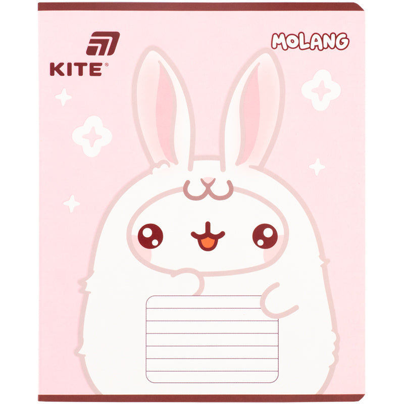 Тетрадь школьная Kite Molang ML26-236, 18 листов, клетка