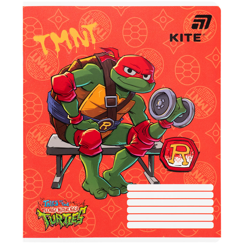 Зошит шкільний Kite Ninjia Turtles NT26-236, 18 аркушів, клітинка