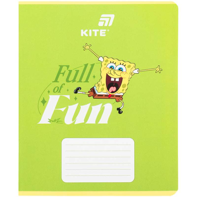 Зошит шкільний Kite Sponge Bob SB26-236, 18 аркушів, клітинка
