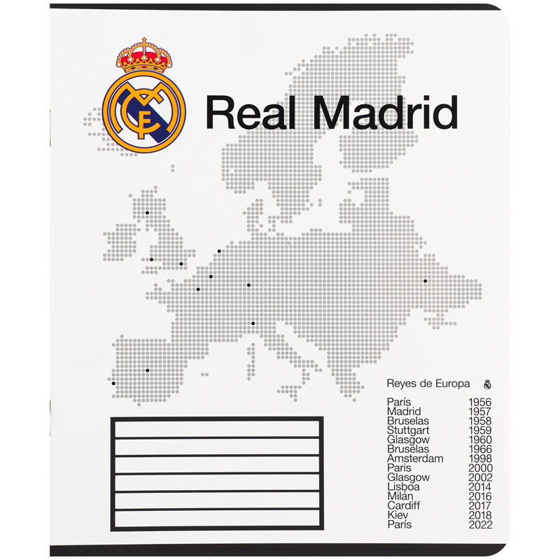 Тетрадь школьная Kite Real Madrid RL26-236, 18 листов, клетка