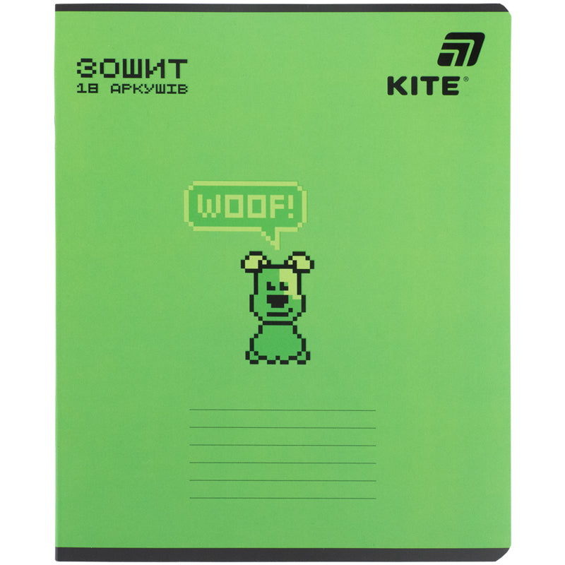 Зошит шкільний Kite One color K26-237-1, 18 аркушів, лінія