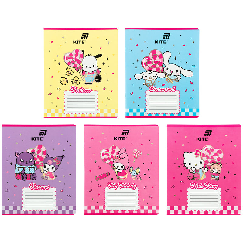 Зошит шкільний Kite Hello Kitty and Friends HK26-237, 18 аркушів, лінія