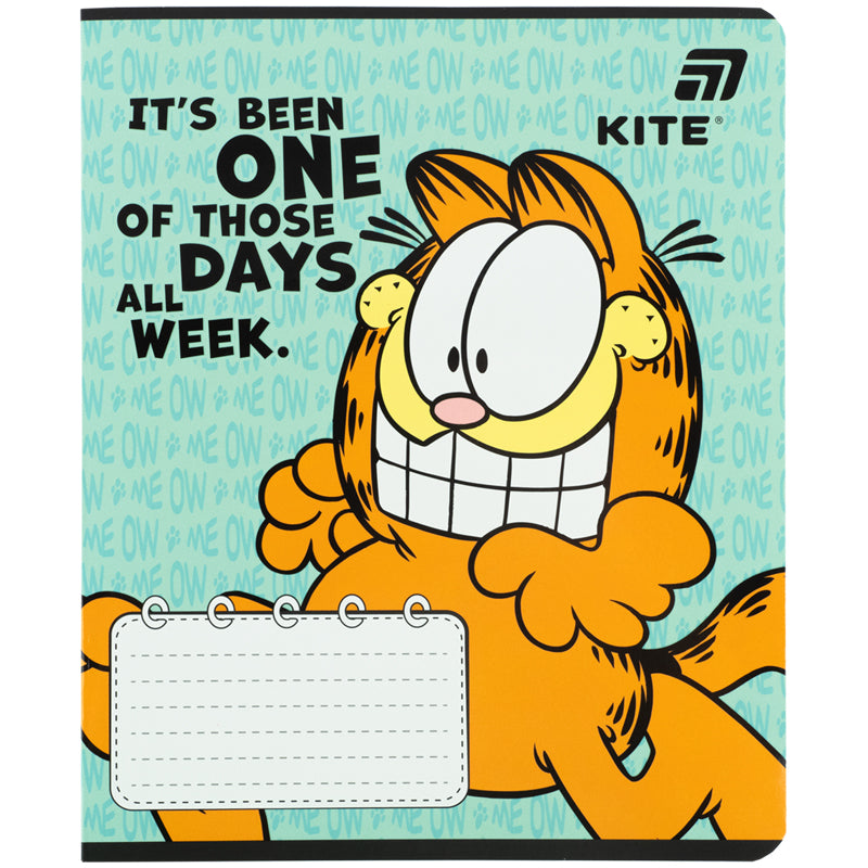Тетрадь школьная Kite Garfield GF26-237, 18 листов, линия