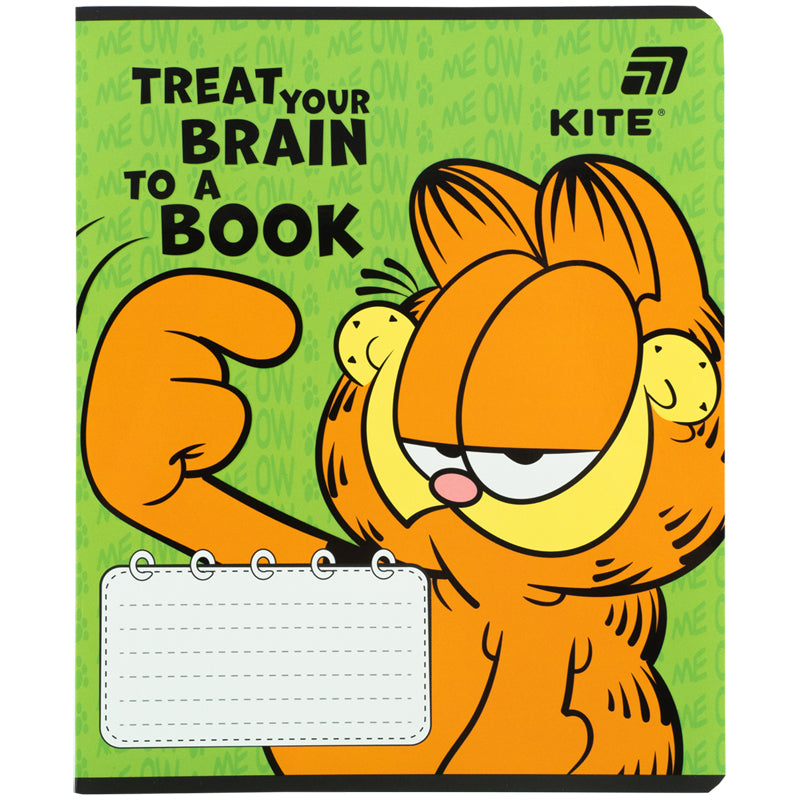 Тетрадь школьная Kite Garfield GF26-237, 18 листов, линия