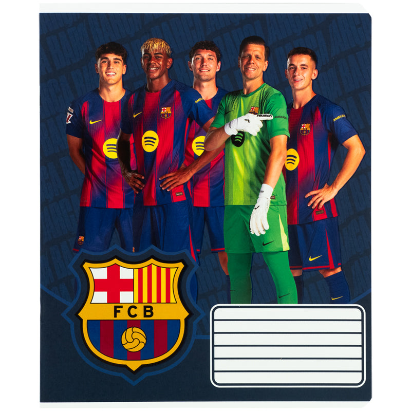 Зошит шкільний Kite FC Barcelona BC26-237, 18 аркушів, лінія