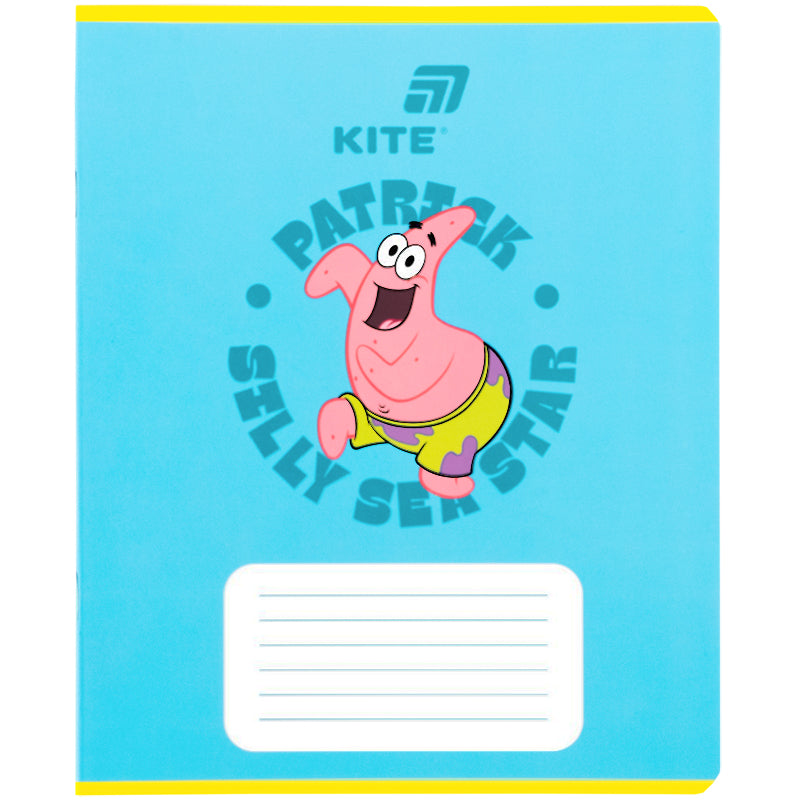 Тетрадь школьная Kite Sponge Bob SB26-237, 18 листов, линия