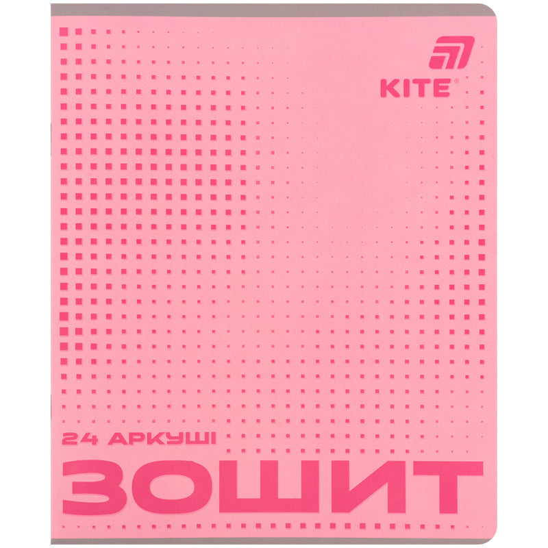 Зошит шкільний Kite One Color K26-238-1, 24 аркуші, клітинка