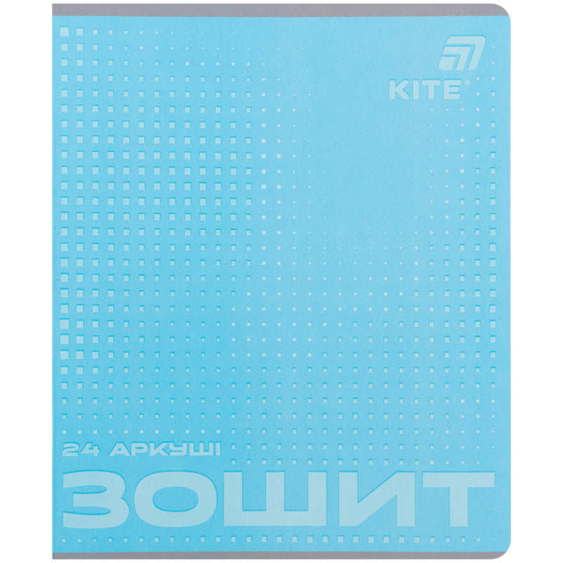 Зошит шкільний Kite One Color K26-238-1, 24 аркуші, клітинка