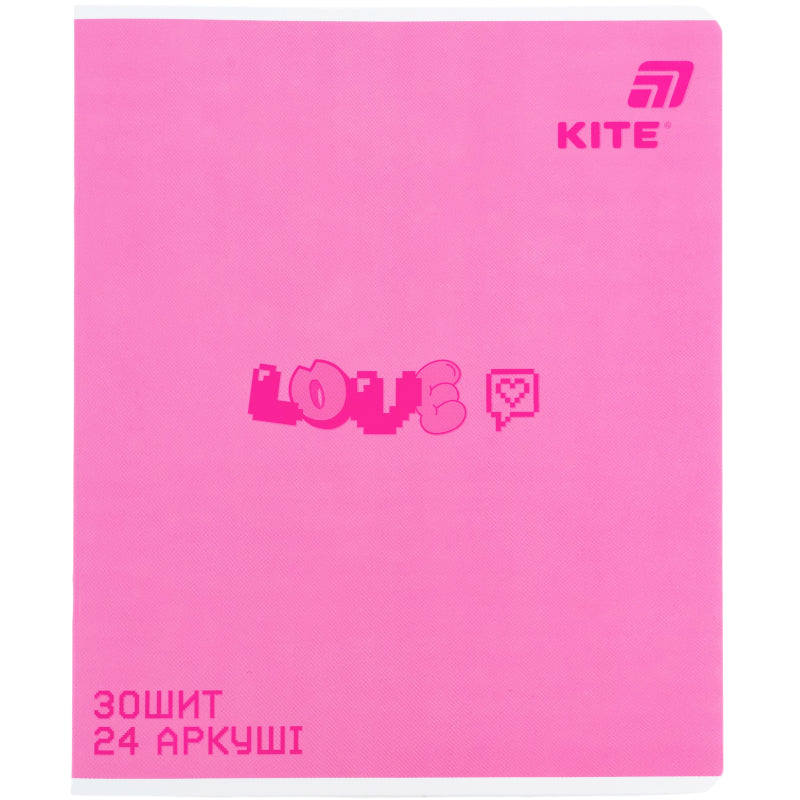 Зошит шкільний Kite One Color K26-239-1, 24 аркуші, лінія