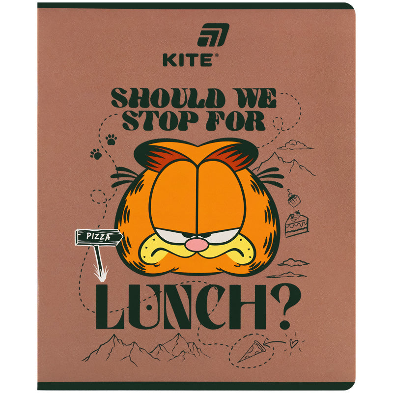 Тетрадь школьная Kite Garfield GF26-259, 48 листов, клетка