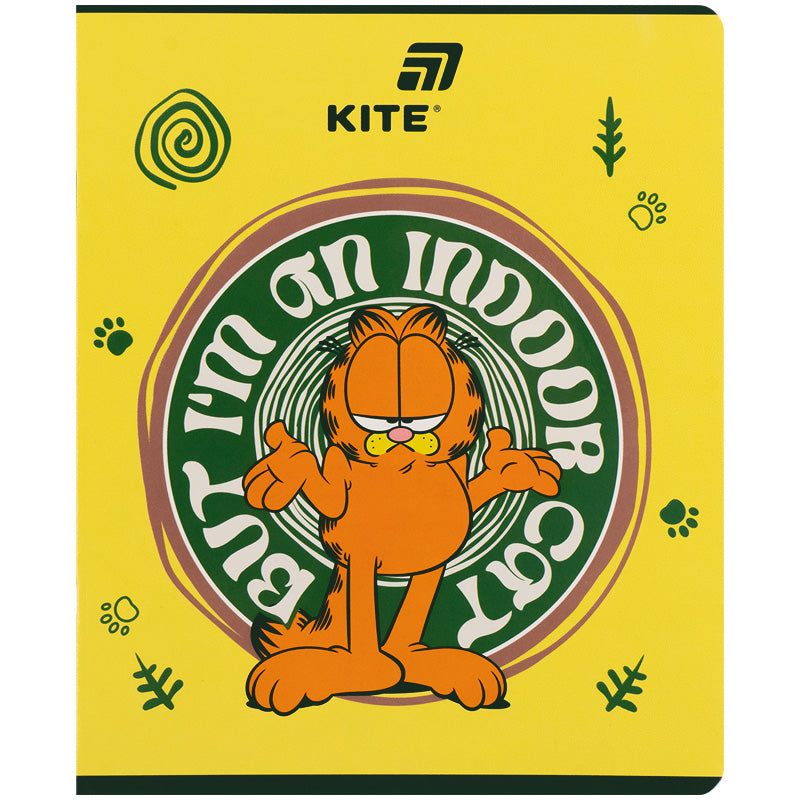 Тетрадь школьная Kite Garfield GF26-259, 48 листов, клетка