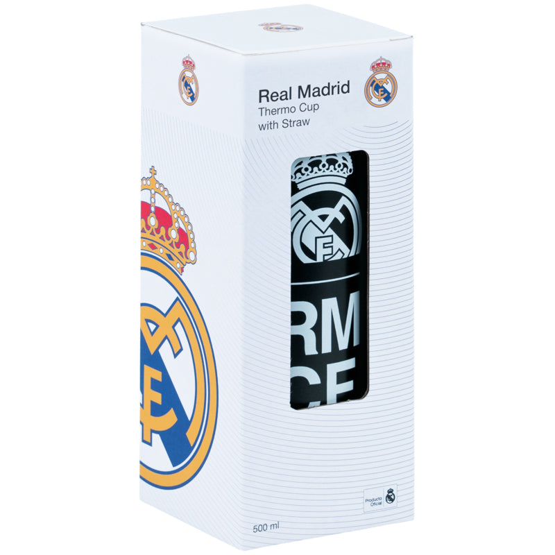 Термочашка з трубочкою Kite FC Real Madrid RL26-1264, 500мл