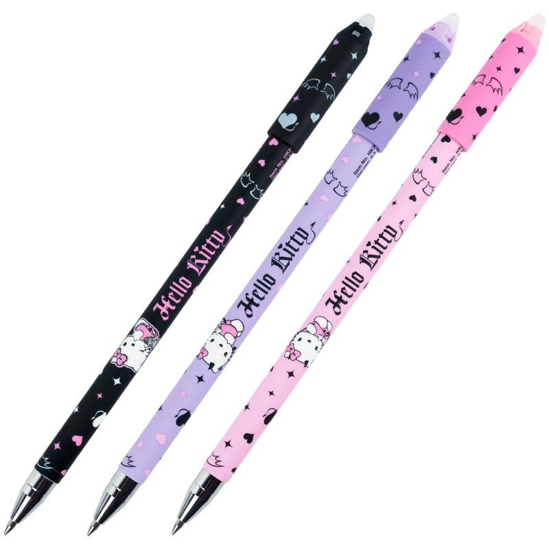 Ручка гелевая "пиши-стирай" Kite Hello Kitty HK26-350-2/3BL, набір 3шт, синяя