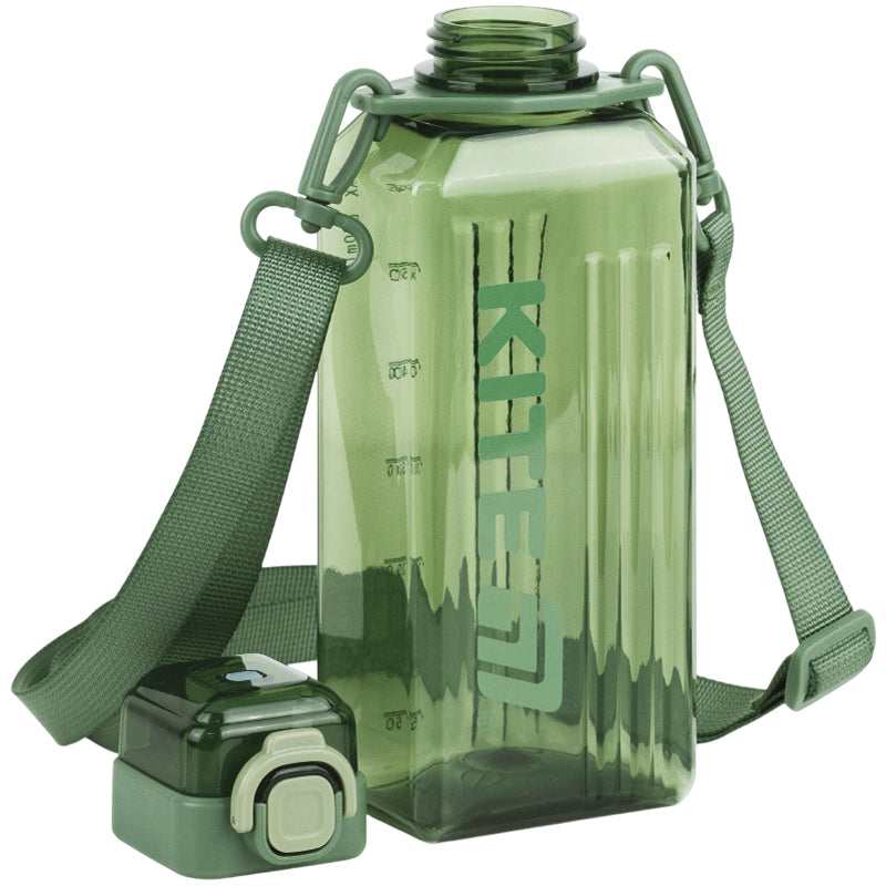 Пляшечка для води Kite K26-1275-3, 650 мл, зелена