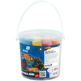 Крейда кольорова Kite Jumbo Hot Wheels HW26-074, 15 штук у відерці