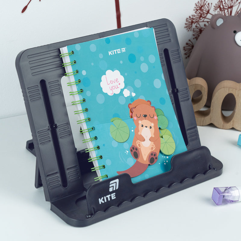 Підставка для книг Kite K26-330-2, пластикова, графітна