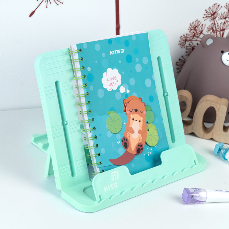 Підставка для книг Kite K26-330-3, пластикова, бірюзова