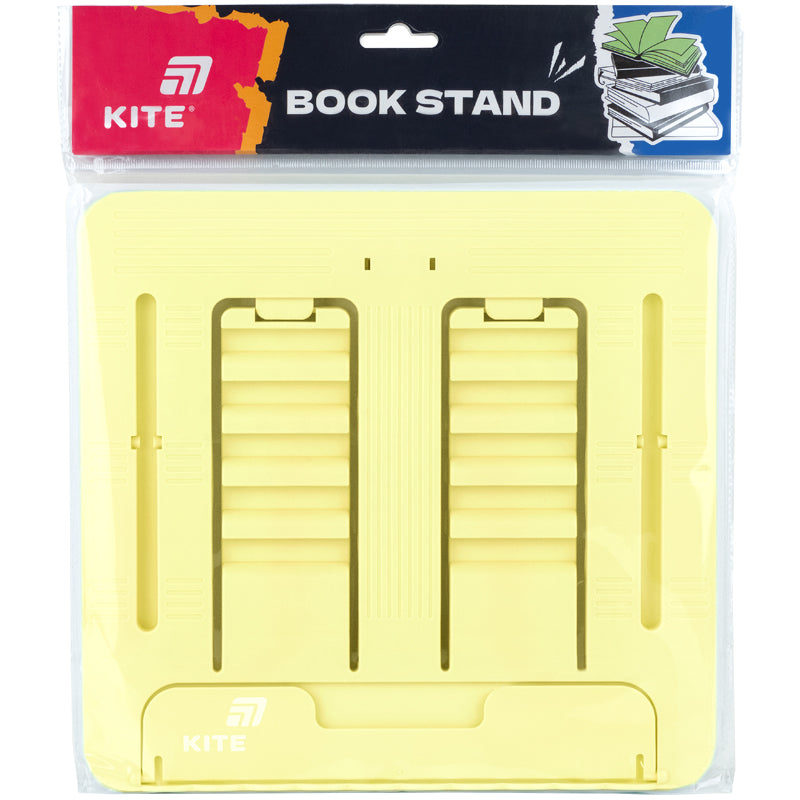 Підставка для книг Kite K25-330-4, пластикова,  світло-жовта
