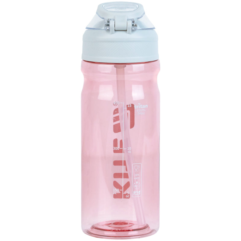 Бутылочка для воды Kite K26-1315-2, 630 мл, розово-серая