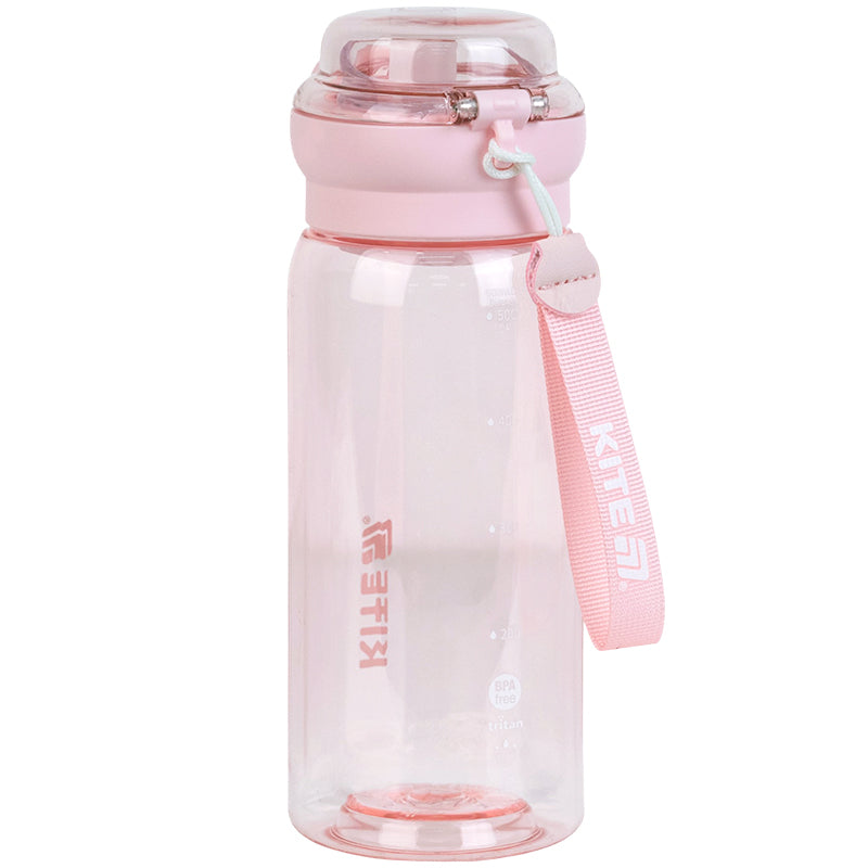 Пляшечка для води Kite K26-1316-2, 500 мл, рожева