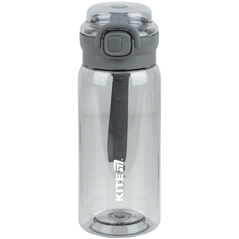 Пляшечка для води Kite K26-1316-3, 500 мл, сіра