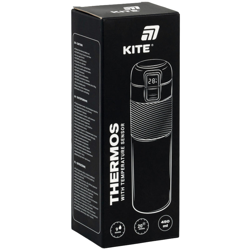 Термос із термодатчиком Kite K26-1227-2, 450 мл