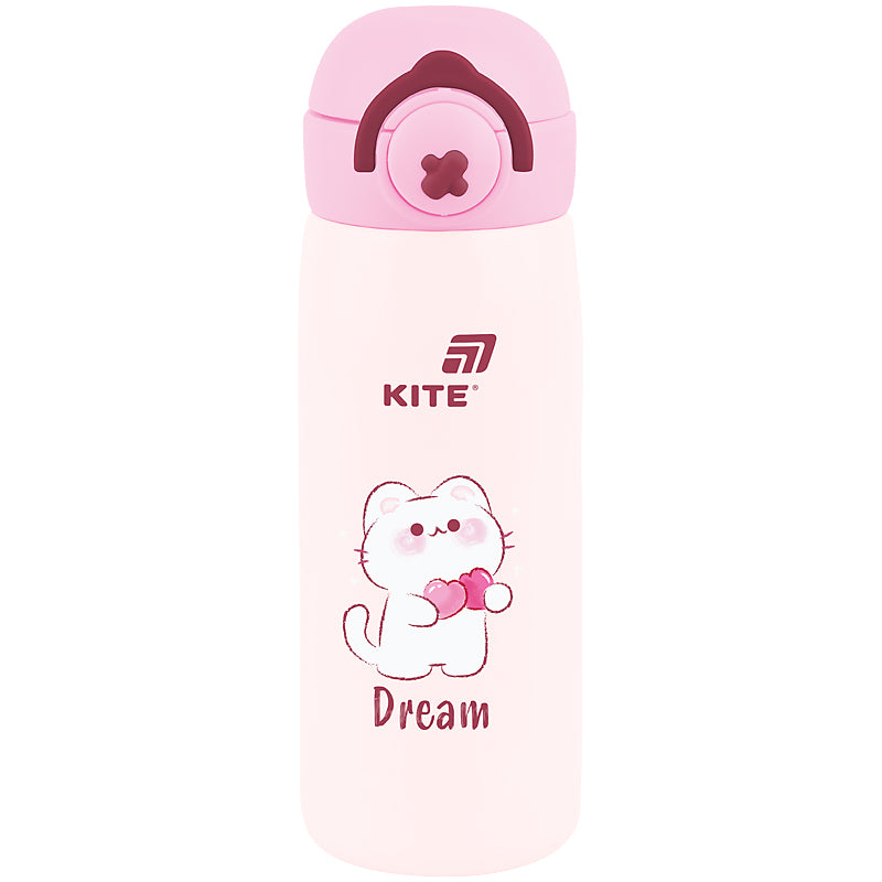 Термопляшка з кнопкою Kite K26-1221-3, Dream, 430 мл