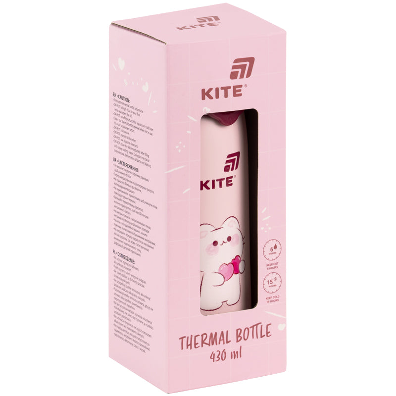 Термобутылка с кнопкой Kite K26-1221-3, Dream, 430 мл