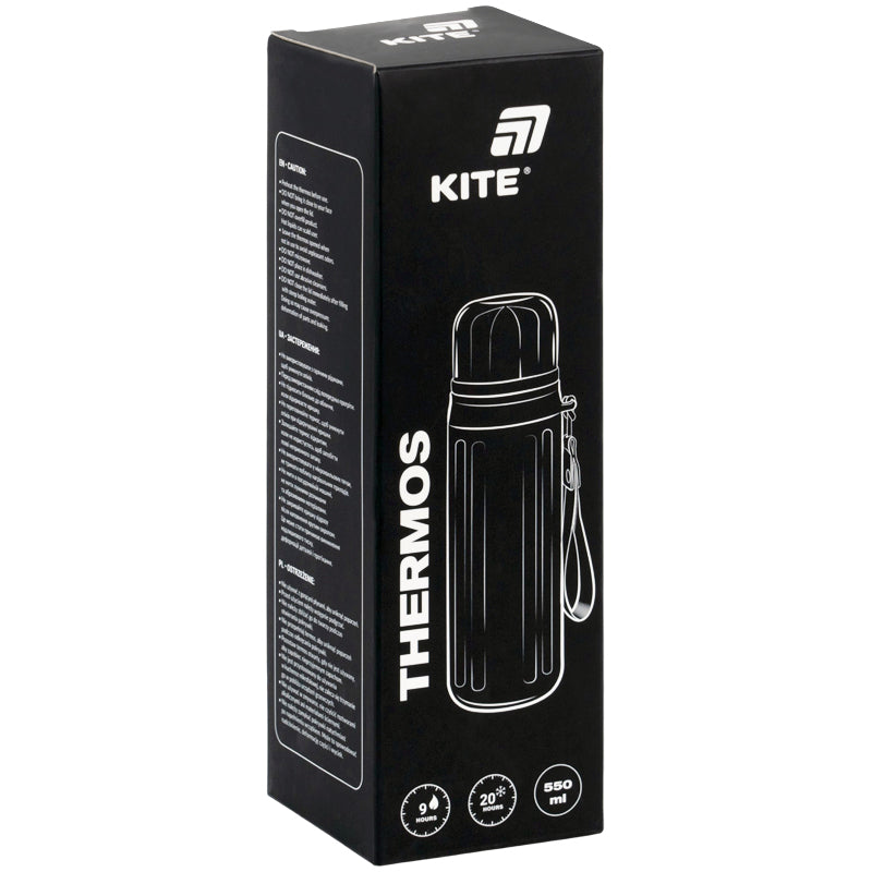 Термос Kite K26-1309-1, 550 мл, білий