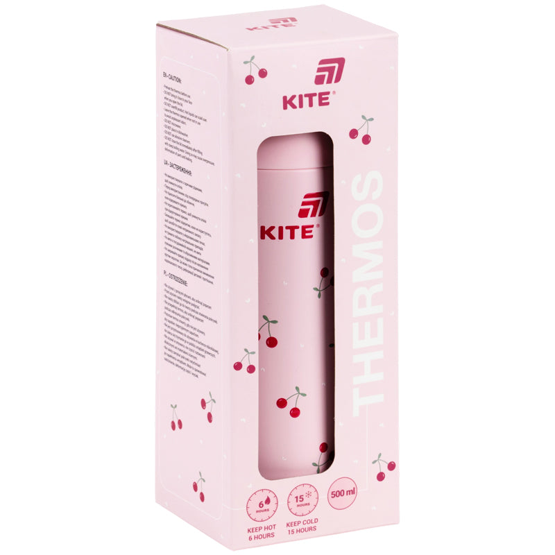 Термос Kite K26-1222-4, 500 мл, рожевий