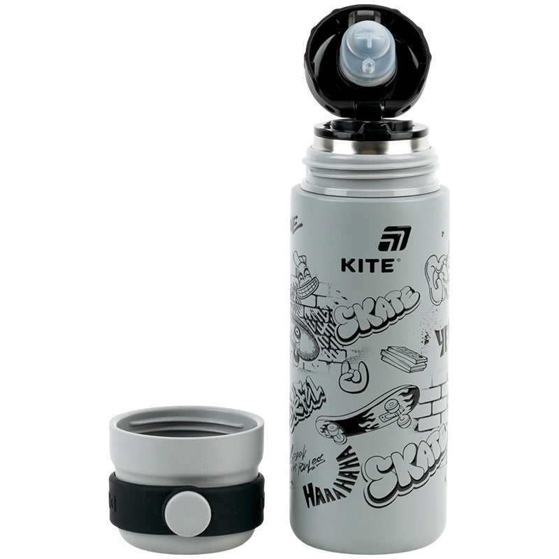 Термос Kite K26-1222-6, 500 мл, сірий