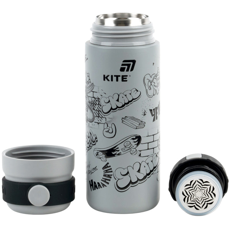 Термос Kite K26-1222-6, 500 мл, сірий