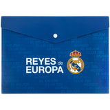 Папка на кнопці Kite FC Real Madrid  RL26-244-2, А4