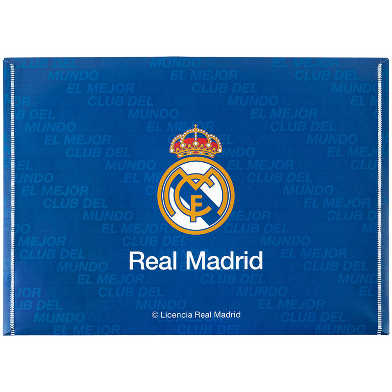 Папка на кнопці Kite FC Real Madrid  RL26-244-2, А4
