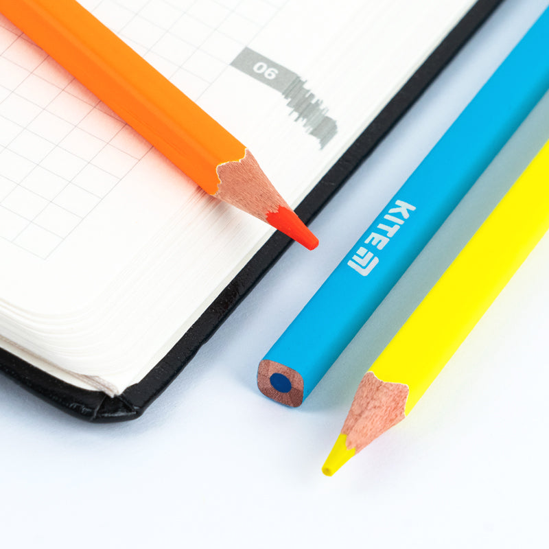 Олівці кольорові у пеналі Kite Creative Neon K-1056-5, 12 кольорів