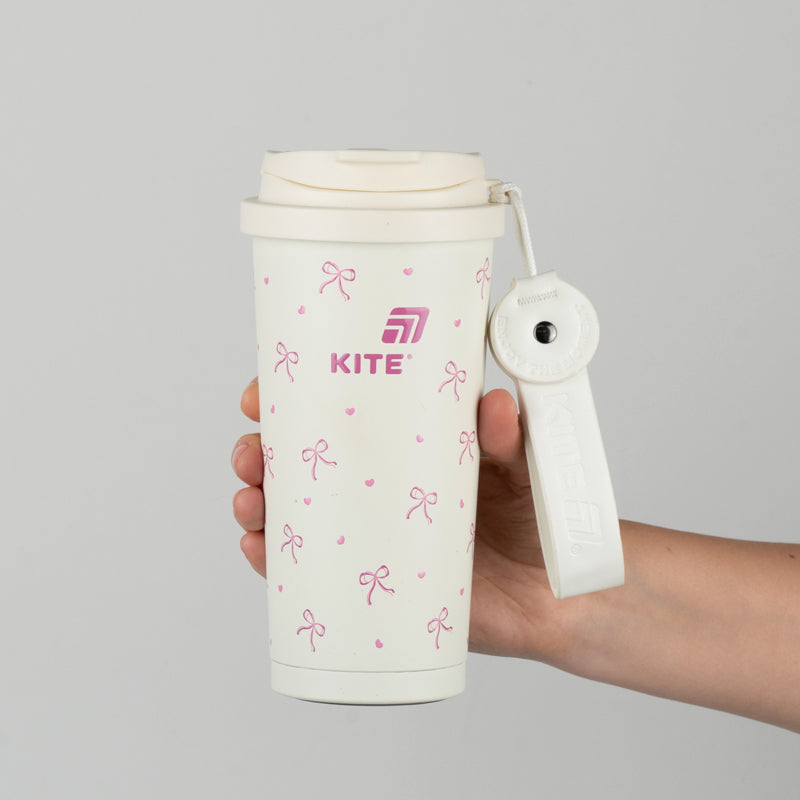 Термочашка Kite K26-1226-4, 500 мл, бежевая