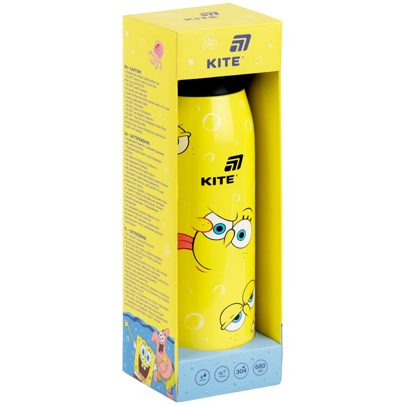Термобутылка Kite SpongeBob SquarePants SB26-1310, 680 мл