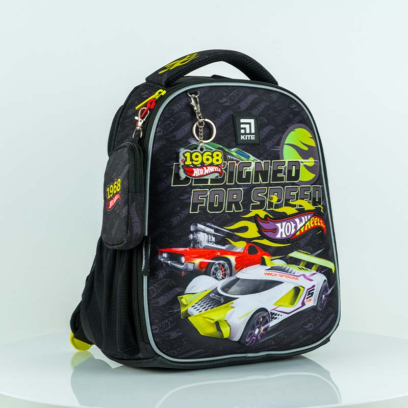 Рюкзак школьный каркасный Kite Education Hot Wheels HW24-555S