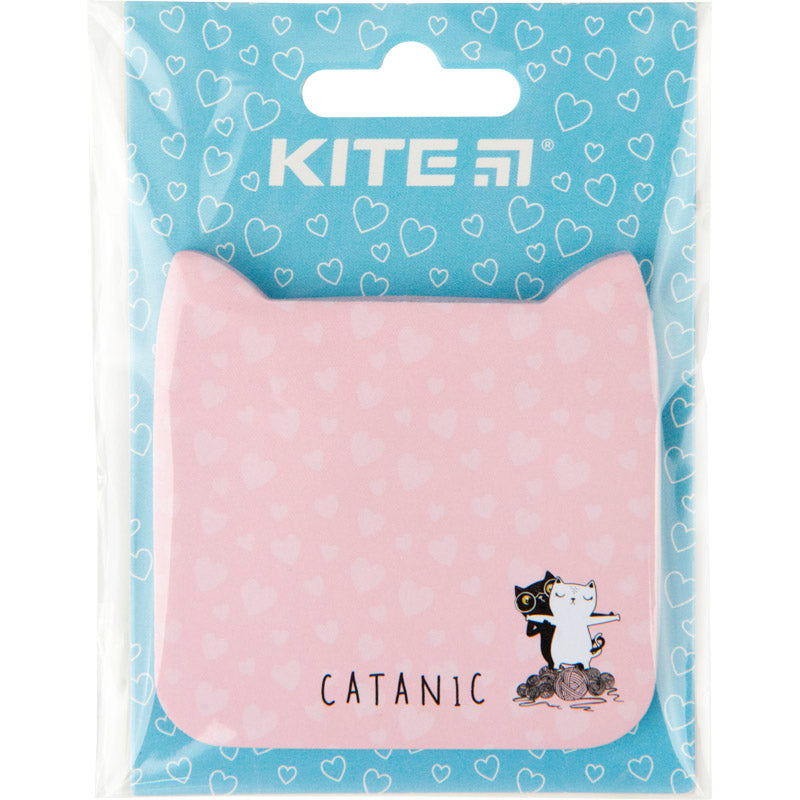 Блок бумаги с липким слоем Kite Catanic K22-298-3, 70х70 мм, 50 листов