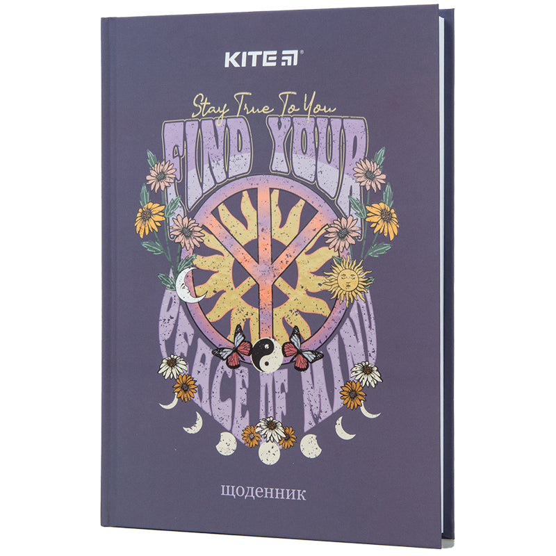 Дневник школьный Kite Peace of mind K23-262-1, твердая обложка