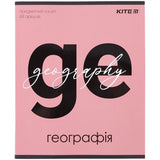 Зошит предметний Kite Letters K24-240-5, 48 аркушів, клітинка, географія