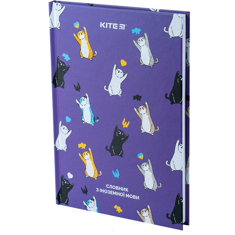 Словарь для записи иностранных слов Kite UA Cats K24-407-1, 60 листов