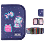 Пенал з наповненням Kite Pixel Love K24-622H-5, 1 відділення, 2 відвороти