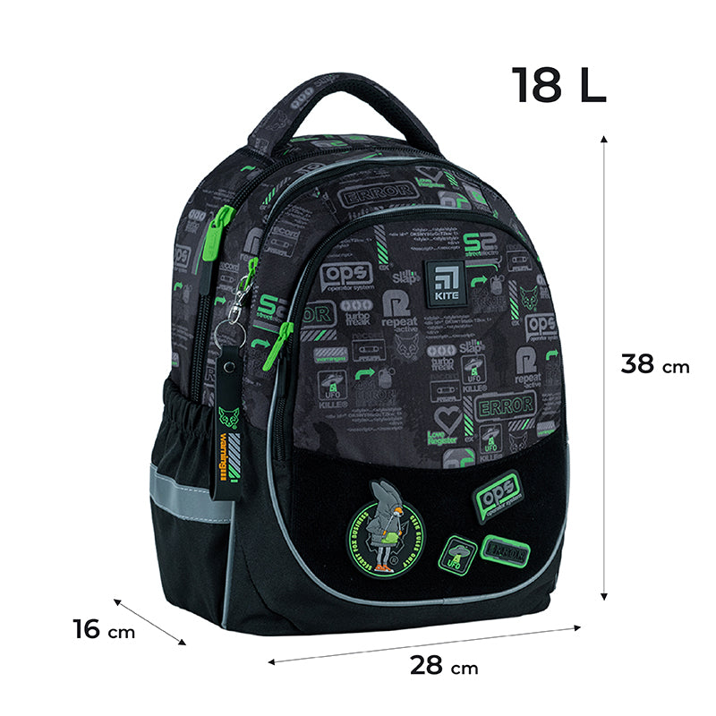 Рюкзак школьный Kite Education Fox Rules K24-700M-4