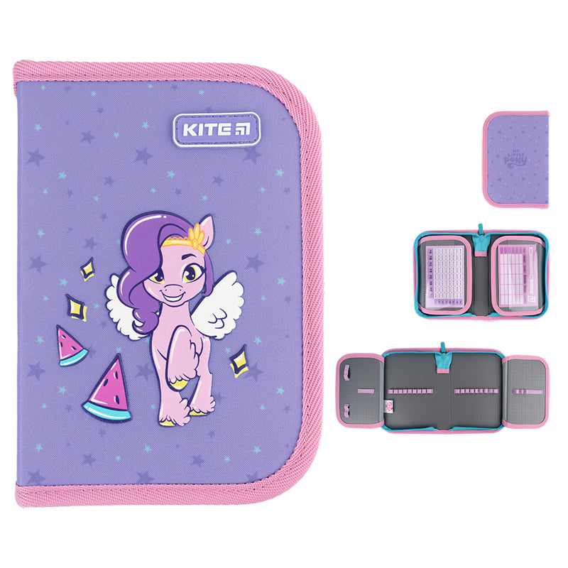 pony2124さま専用 Пенал без наполнения Kite My Little Pony LP24-622, 1 отделение, 2