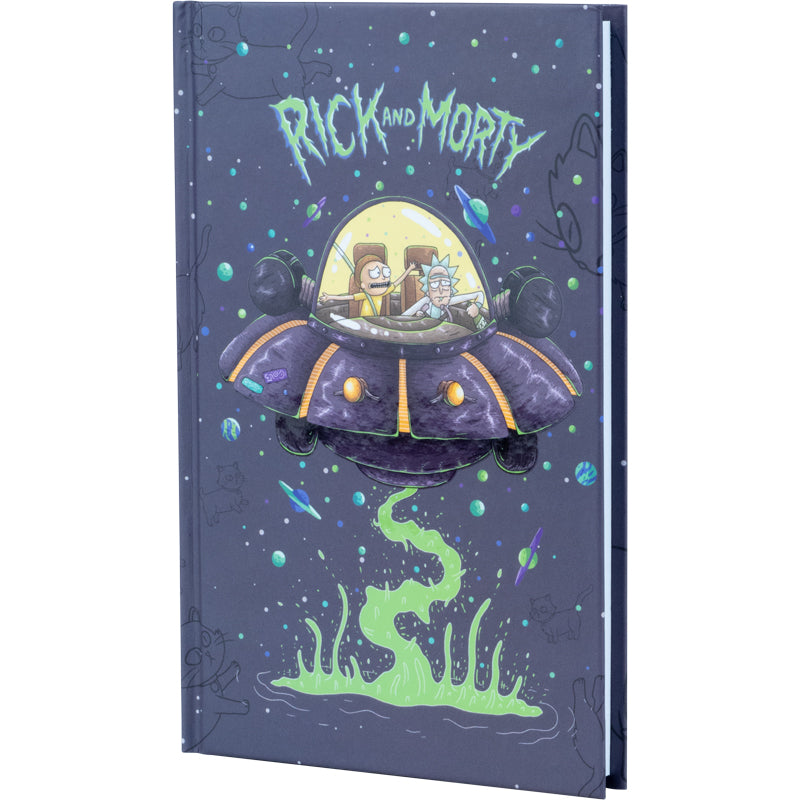 Книга записная Kite Rick and Morty RM22-199-2, твердая обложка, А6, 80 листов, клетка