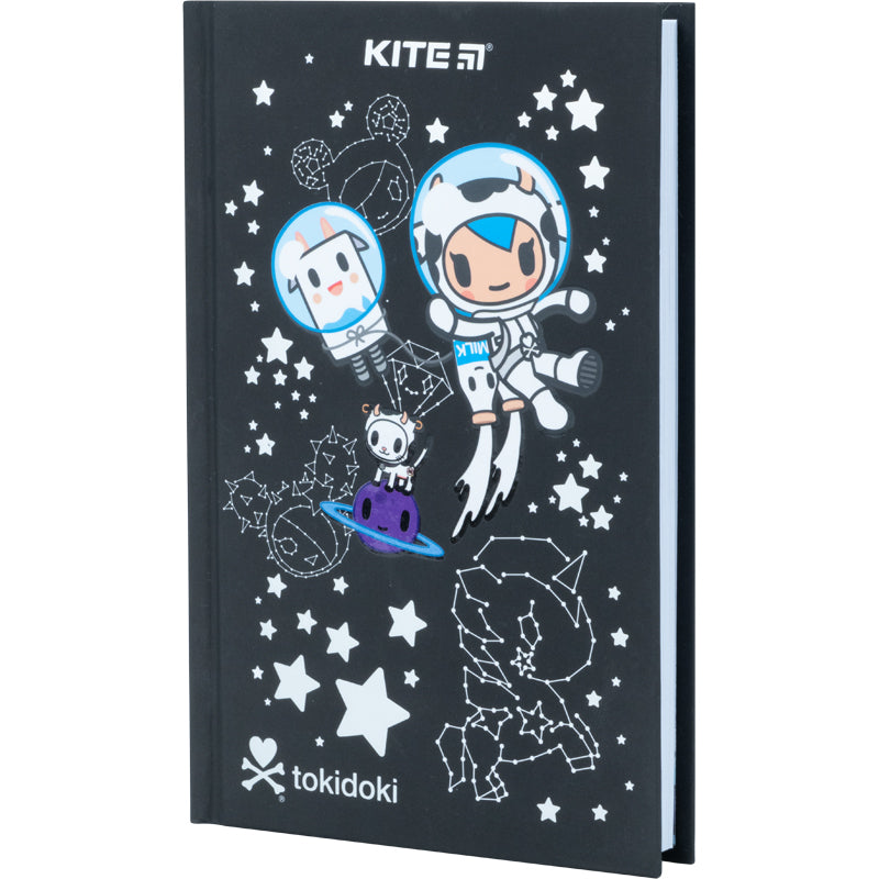 Книга записная Kite tokidoki TK22-199-1, твердая обложка, А6, 80 листов, клетка