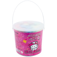 Крейда кольорова Kite Jumbo Hello Kitty HK21-074, 15 шт. у відерці
