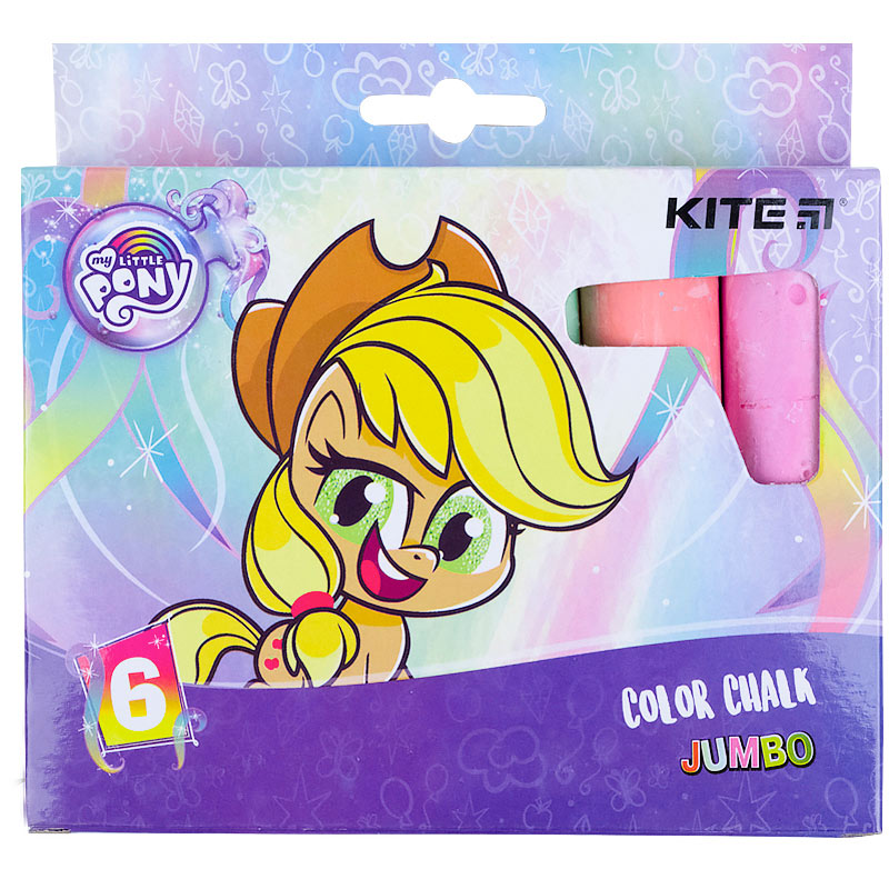 Мел цветной Kite Jumbo My Little Pony LP21-073, 6 цветов